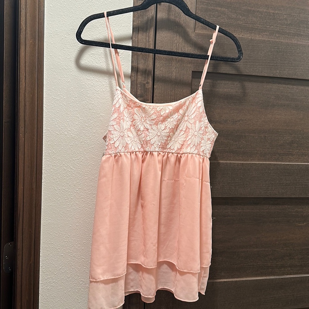 Crochet Pink Tank